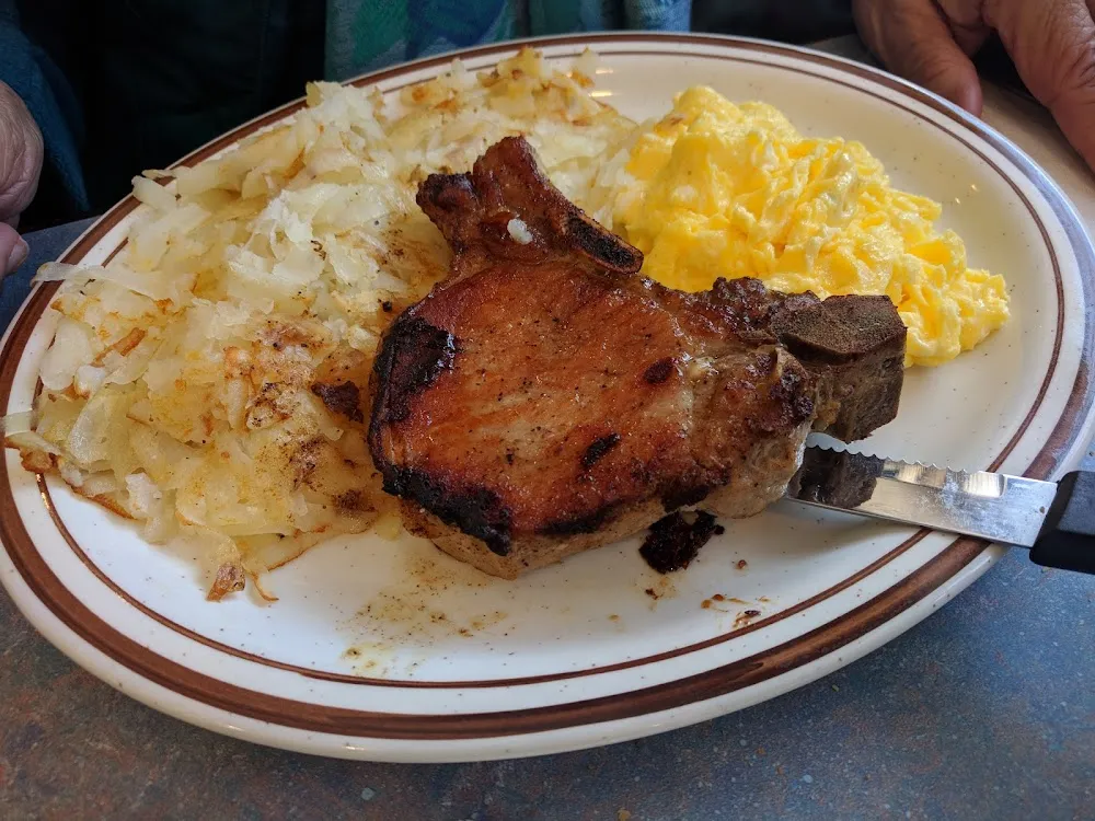 Pork Chop and Egg Special